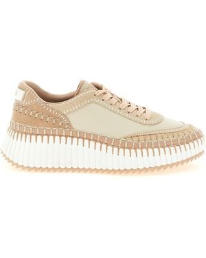 Chloé Nama Trainers - Natural
