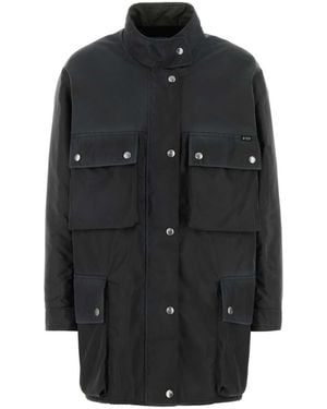 Prada Charcoal Re-Nylon Jacket - Black