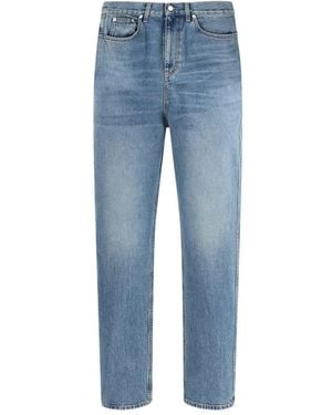 Gucci Blue Cotton Slim Fit Jeans