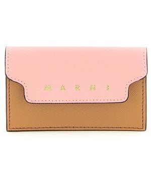 Marni Logo Business Card Holder - Pink