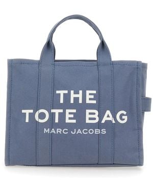 Marc Jacobs The Tote Medium Bag Cotton Handbags - Blue