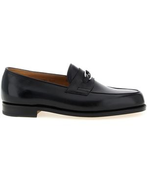 John Lobb 'Lopez Ring' Loafers - Black