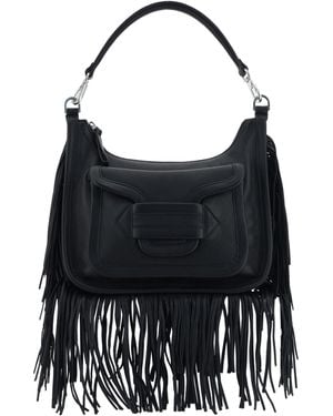 Pierre Hardy Alpha Day Miss Texas Shoulder Bag Calf Leather Bos Taurus - Black
