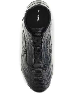Balenciaga Bicolor Calf Leather Bos Taurus Lace in Brown for 