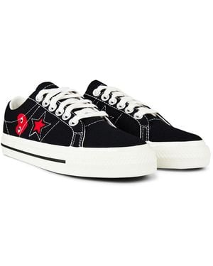 Comme des Garçons Comme Des Garã§Ons Play X Converse One Star Ox Trainers Shoes - White