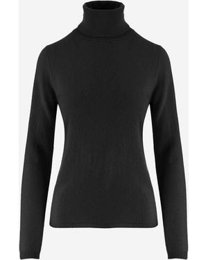 Allude Cashmere Sweater - Black