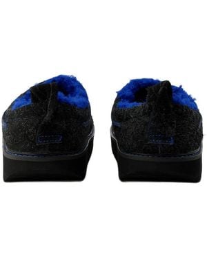 Adererror Ader Error Wool-Lined Leather Slipper - Black