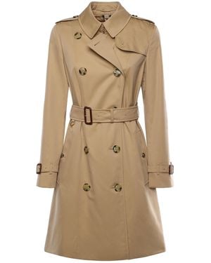 Burberry Long Heritage Chelsea Trench Coat - Natural