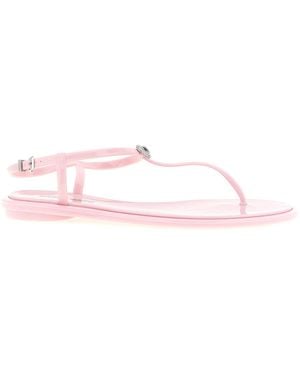 Mach & Mach Pvc Flat Sandals - Pink