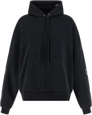Balenciaga 'Cursive' Hoodie - Blue