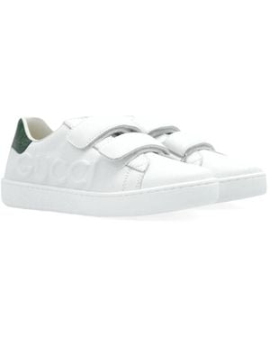 Gucci Sneakers Leather Calf Skin Sneakers - White