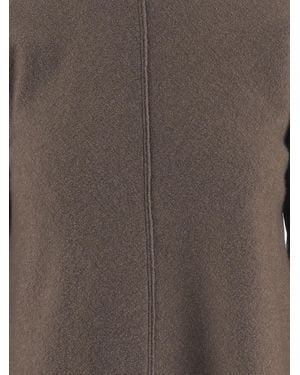 Giorgio Armani Sweater Stretch Silk And Cashmere - Brown