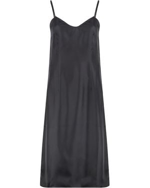 Prada Silk Mini Dress - Black
