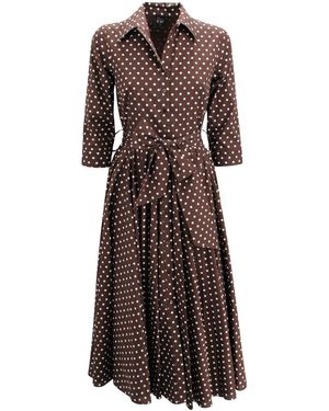 Lavi Dresses Cotton - Brown