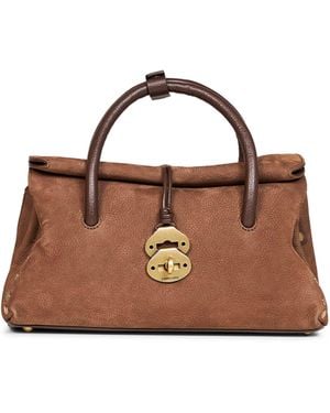 Zanellato Handbag Dotta Small Bovine Leather Handbags - Brown
