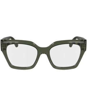 Ferragamo Frame And Lens Eyeglasses - Brown