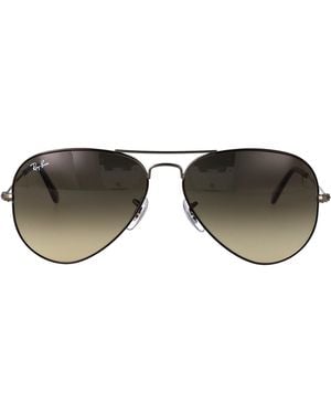 Ray-Ban Sunglasses Aviator Gunmetal Metal - Multicolour