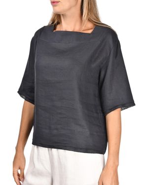 Gran Sasso Blusa Top - Grey