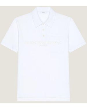 Givenchy Givenchy Logo-Embroidered Polo - White