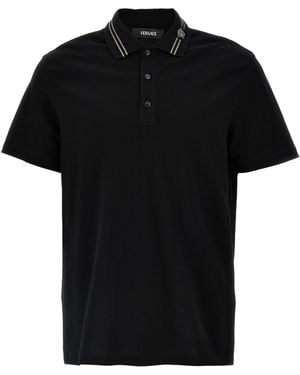 Versace Cotton Polo - Black