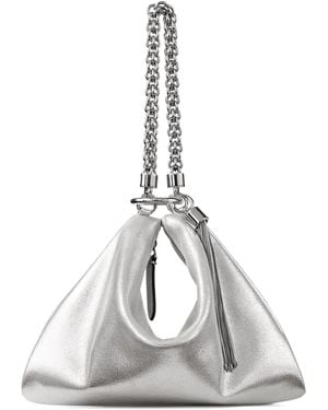 Jimmy Choo Callie Leather Handbag - White