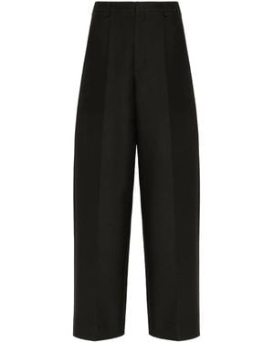 Valentino Crepe Couture Tailored Trousers - Black