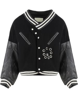EZR Cotton Bomber Jacket - Black