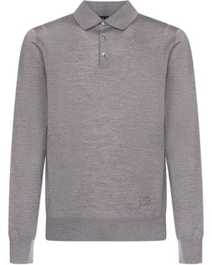 Dolce & Gabbana Wool Polo - Gray