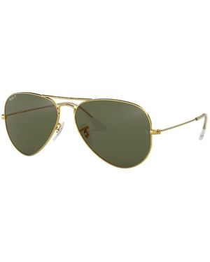 Ray-Ban Aviator Rb 3025 Polarizzato Metallo - Green