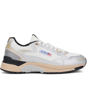 Autry Sneakers-Cream Polyurethane - White
