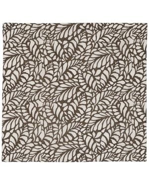 Brunello Cucinelli All-Over Botanical Print Scarf Clothing - Black