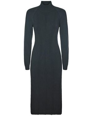 Alberta Ferretti Mid-Length Knitted Dress - Blue