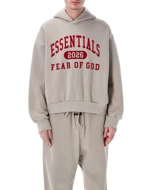 Fear Of God Essentials Classic Hoodie Smoke - Grey