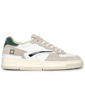 Date Sneakers Cowskin - White