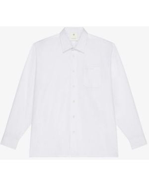 Givenchy Long Sleeve Shirt With Pocket_White