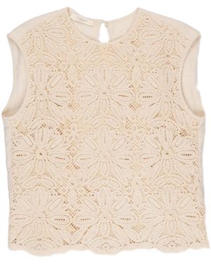Glanshirt Camicia Top - Natural