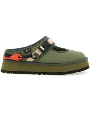 UGG Mary Jane Bea Wildwood Sabots Textile Flat Shoes - Green