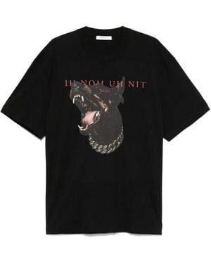 ih nom uh nit Crown Mask T-Shirt - Black