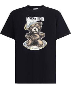 Moschino T-Shirt With Bear - Black