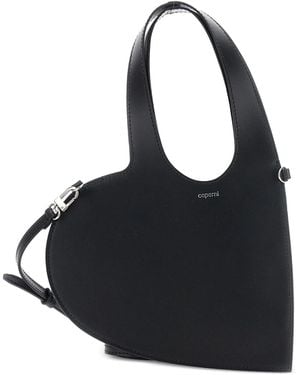 Coperni Mini Heart Tote - Black