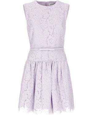 Self-Portrait Lace Dress - Purple