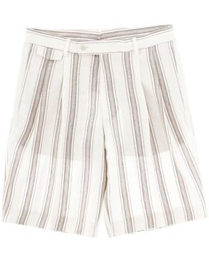 BOSS Shorts Linen - Natural