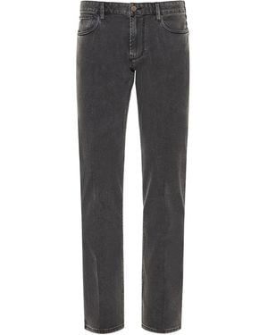 Emporio Armani Denim Cotton Jeans - Gray