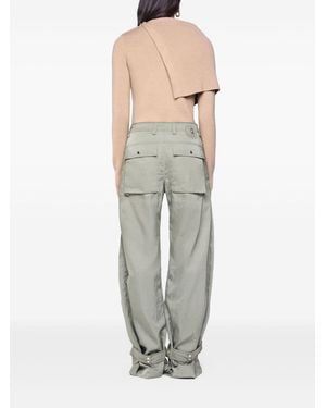 Rabanne Oversized Sweater Merino Wool - White