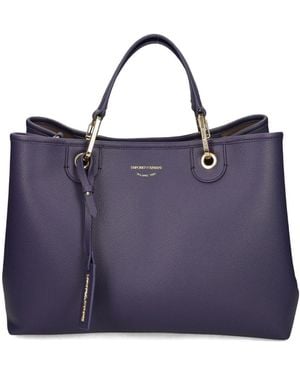 Emporio Armani Myea Medium Shopping Bag - Purple