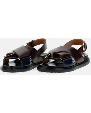 Marni Bicolor Fussbett - White