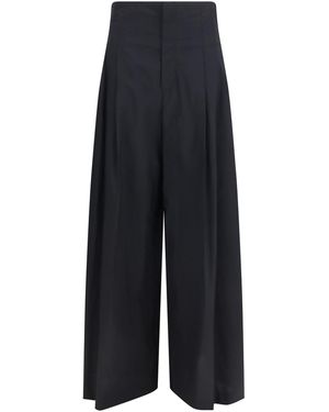 Brunello Cucinelli Tech Cotton Poplin Pants - Blue