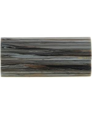Jimmy Choo Polyester Clutch Bag - Grey