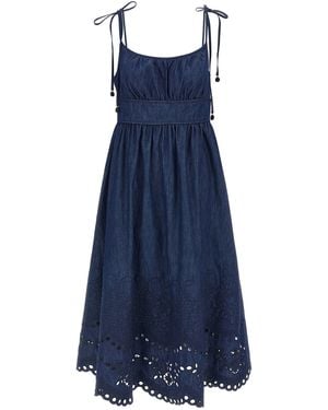 Zimmermann Mahon Dress - Blue