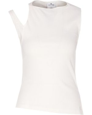 Courreges Transverse 90S Top - White